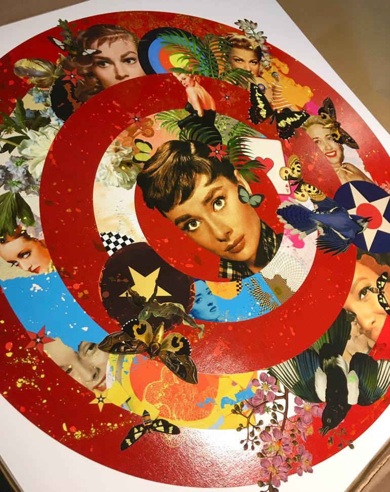 Original Pop Art Pop Culture/Celebrity Collage by Steve Rawlings