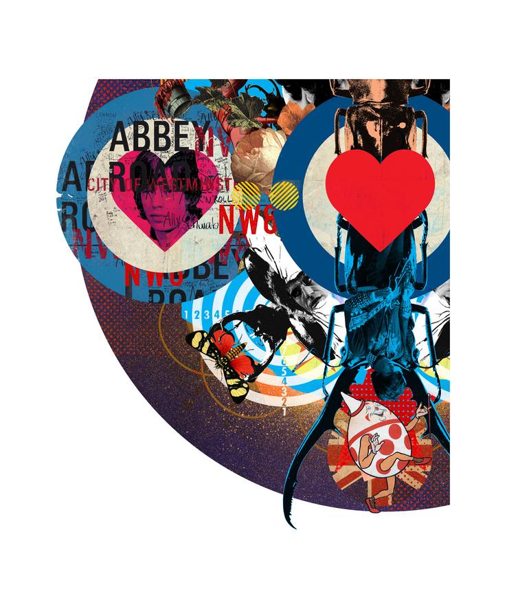 Original Pop Art Music Collage by Steve Rawlings