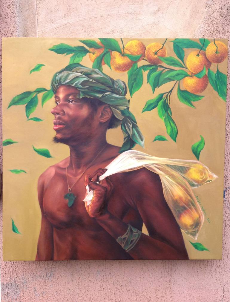 Original Contemporary Nature Painting by Ibukun Sonde