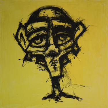 Original Abstract Men Mixed Media by Jeremy Soares
