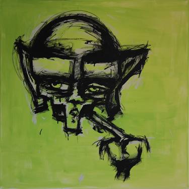 Original Abstract Expressionism Men Mixed Media by Jeremy Soares