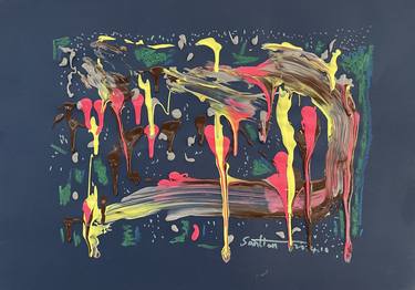 Original Algorithmic Abstract Paintings by Sanming Li