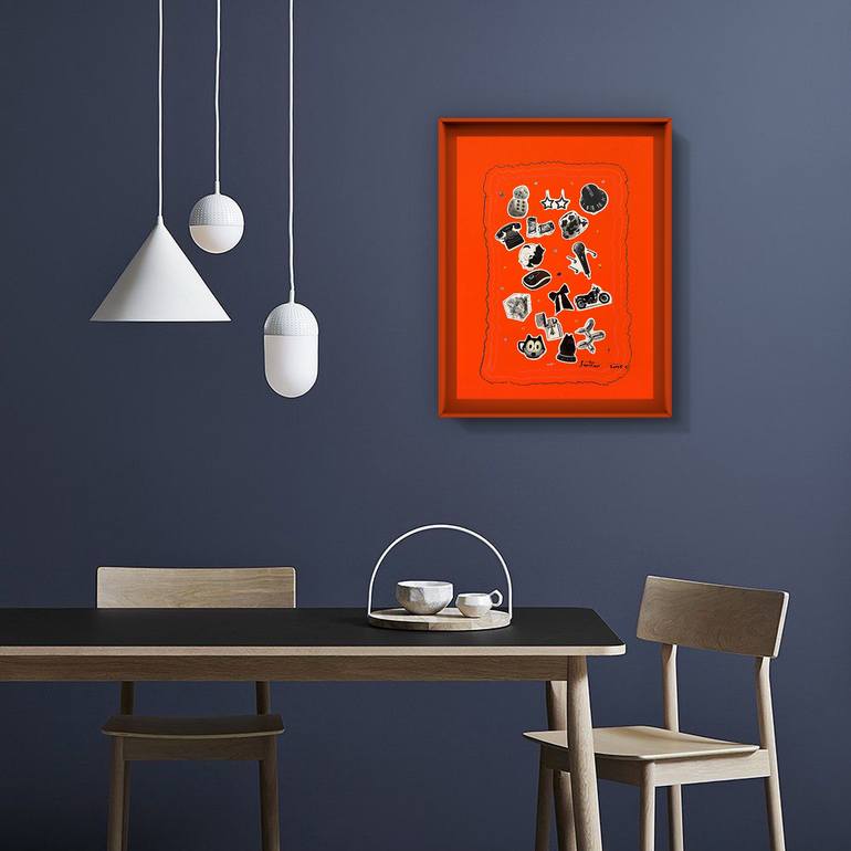 Original Abstract Expressionism Abstract Painting by Sanming Li