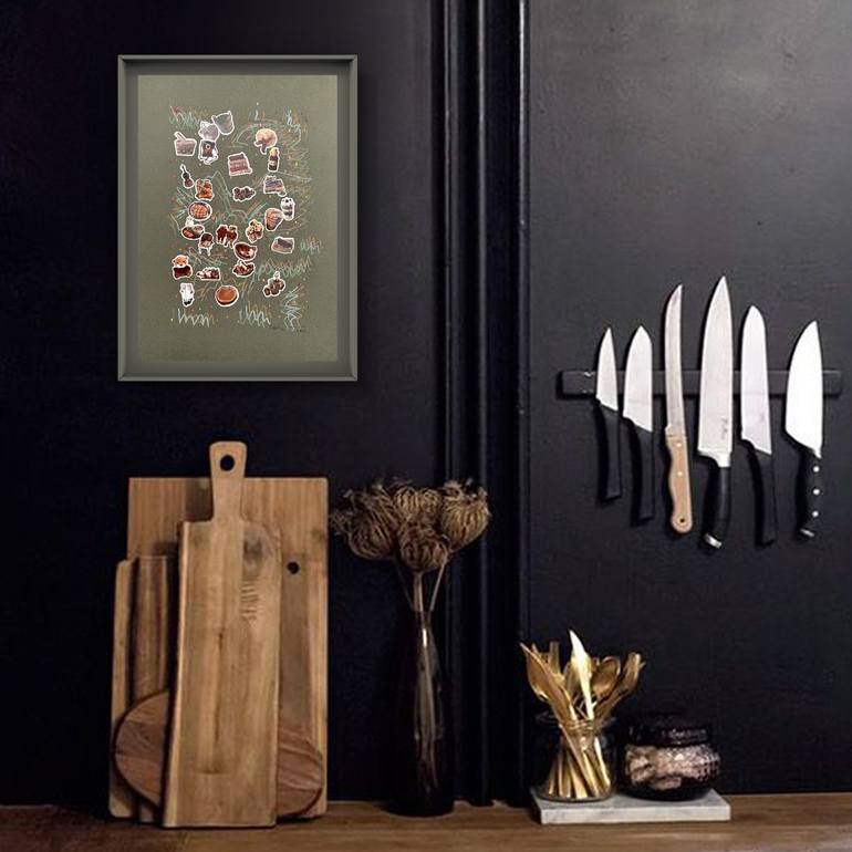 Original Abstract Expressionism Abstract Painting by Sanming Li