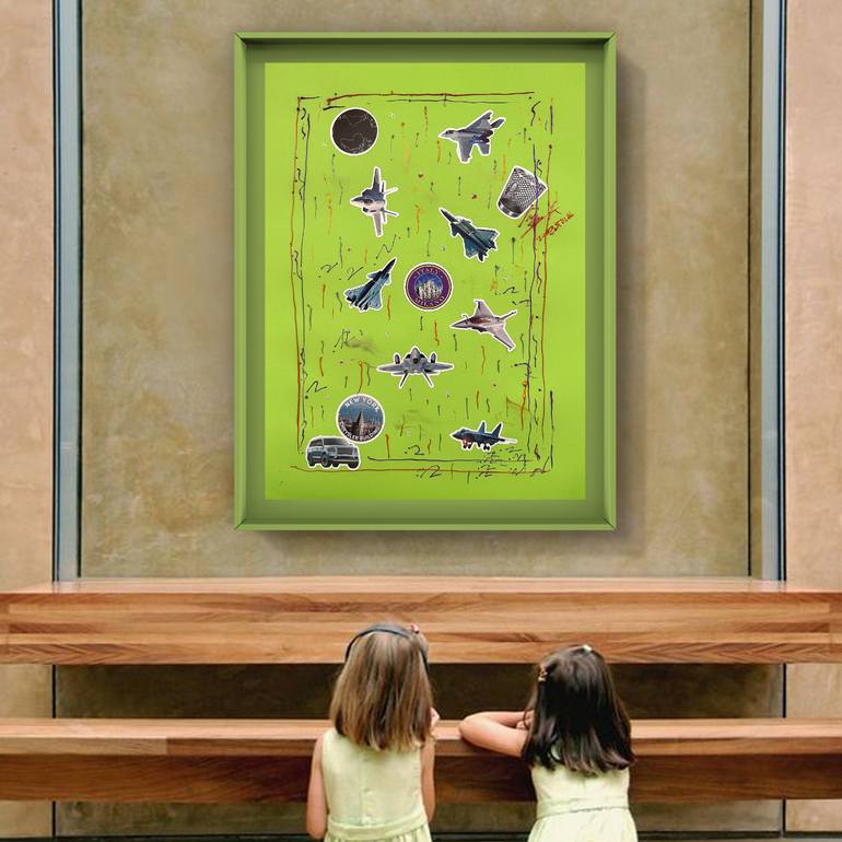 Original Abstract Expressionism Abstract Painting by Sanming Li
