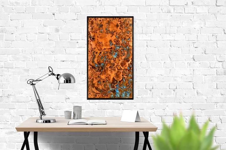 Original Art Deco Abstract Painting by Ishara Madushanka