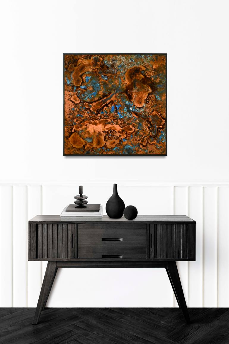 Original Art Deco Abstract Painting by Ishara Madushanka