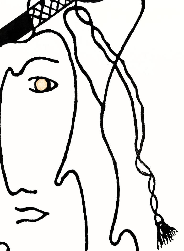 Original Abstract People Drawing by Tinay -