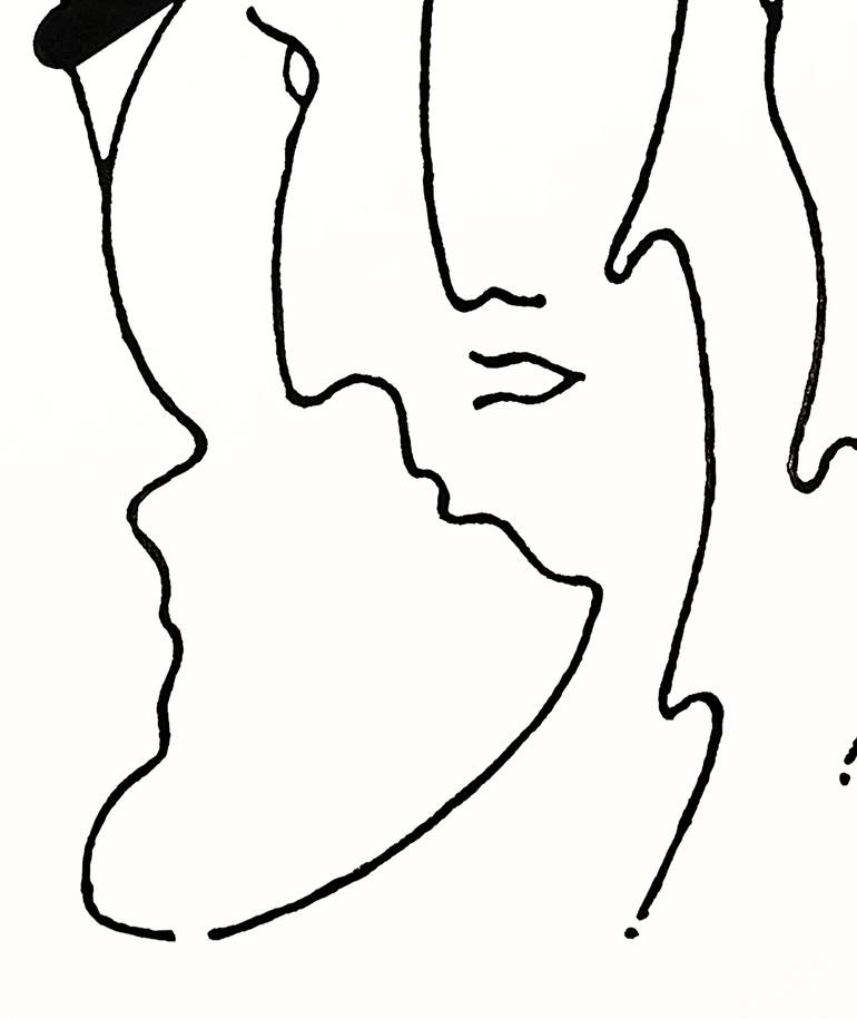 Original Abstract People Drawing by Tinay -