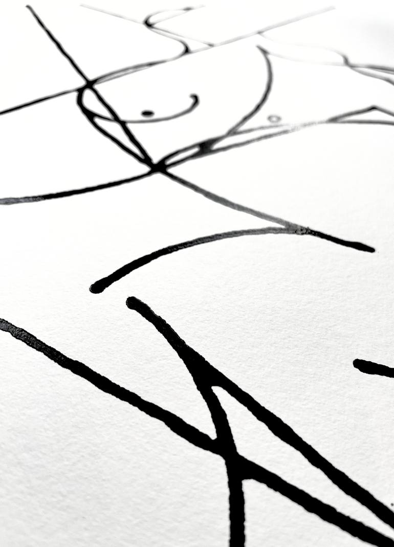 Original Abstract People Drawing by Tinay -