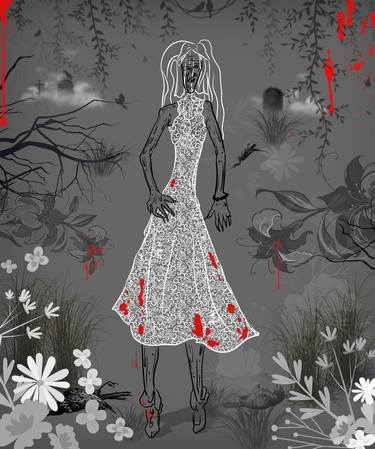 Original Digital Art Women Printmaking by Fabrice Hugues Raquil