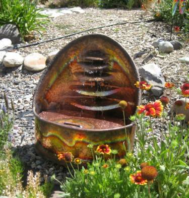 Original Contemporary Garden Sculpture by David Perlman