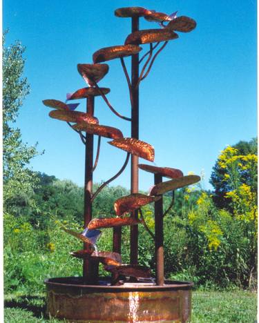 Original Contemporary Garden Sculpture by David Perlman