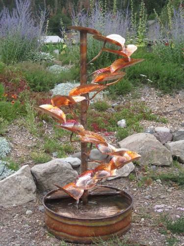 Original Contemporary Garden Sculpture by David Perlman