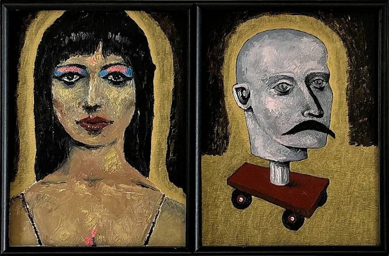 Original Contemporary People Paintings by Michael Sheldon