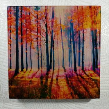 Original Impressionism Nature Mixed Media by Serhii Ponomarenko