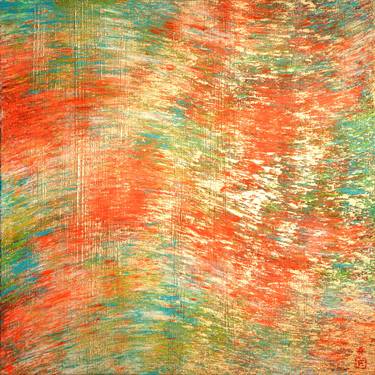Original Abstract Expressionism Abstract Painting by Franck Chastanier