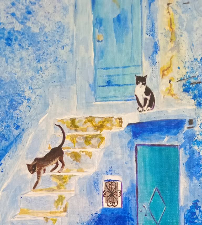 Original Contemporary Architecture Painting by Liubov Samoilova