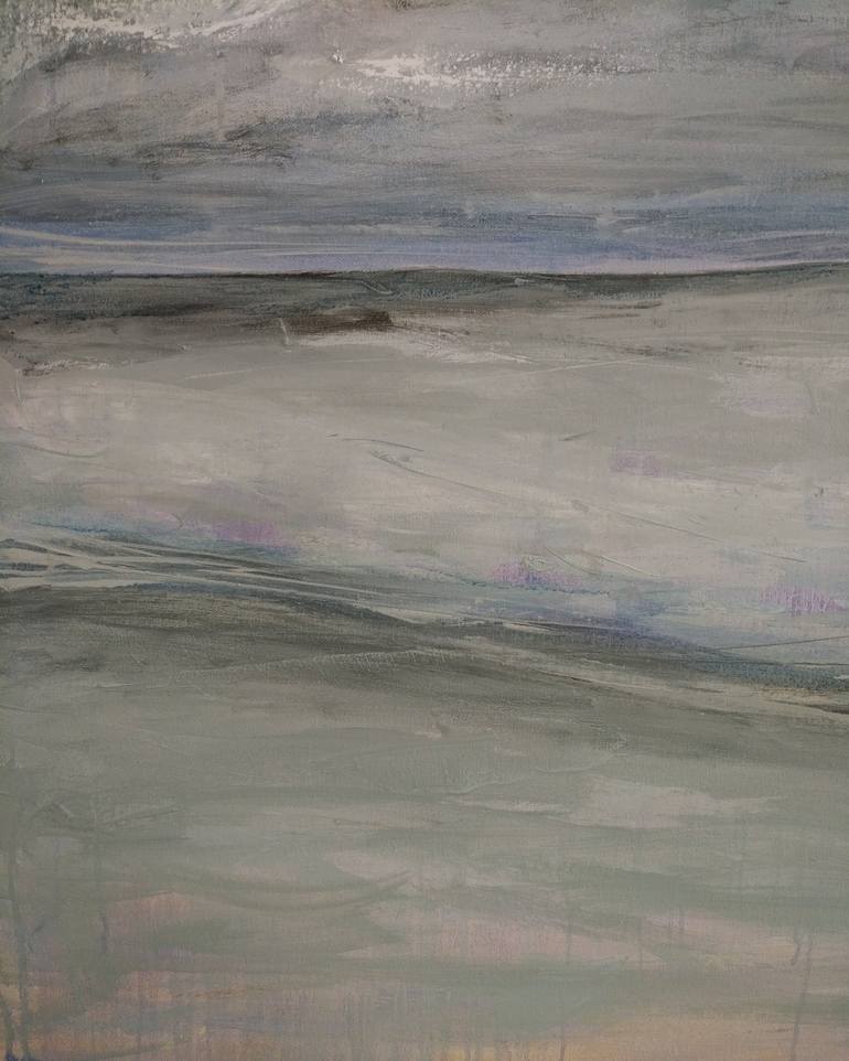 Original Abstract Beach Painting by Rana K