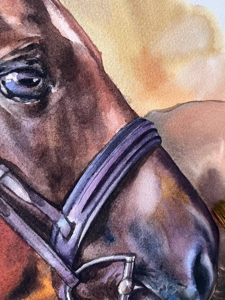 Original Realism Animal Painting by Elena Recondo