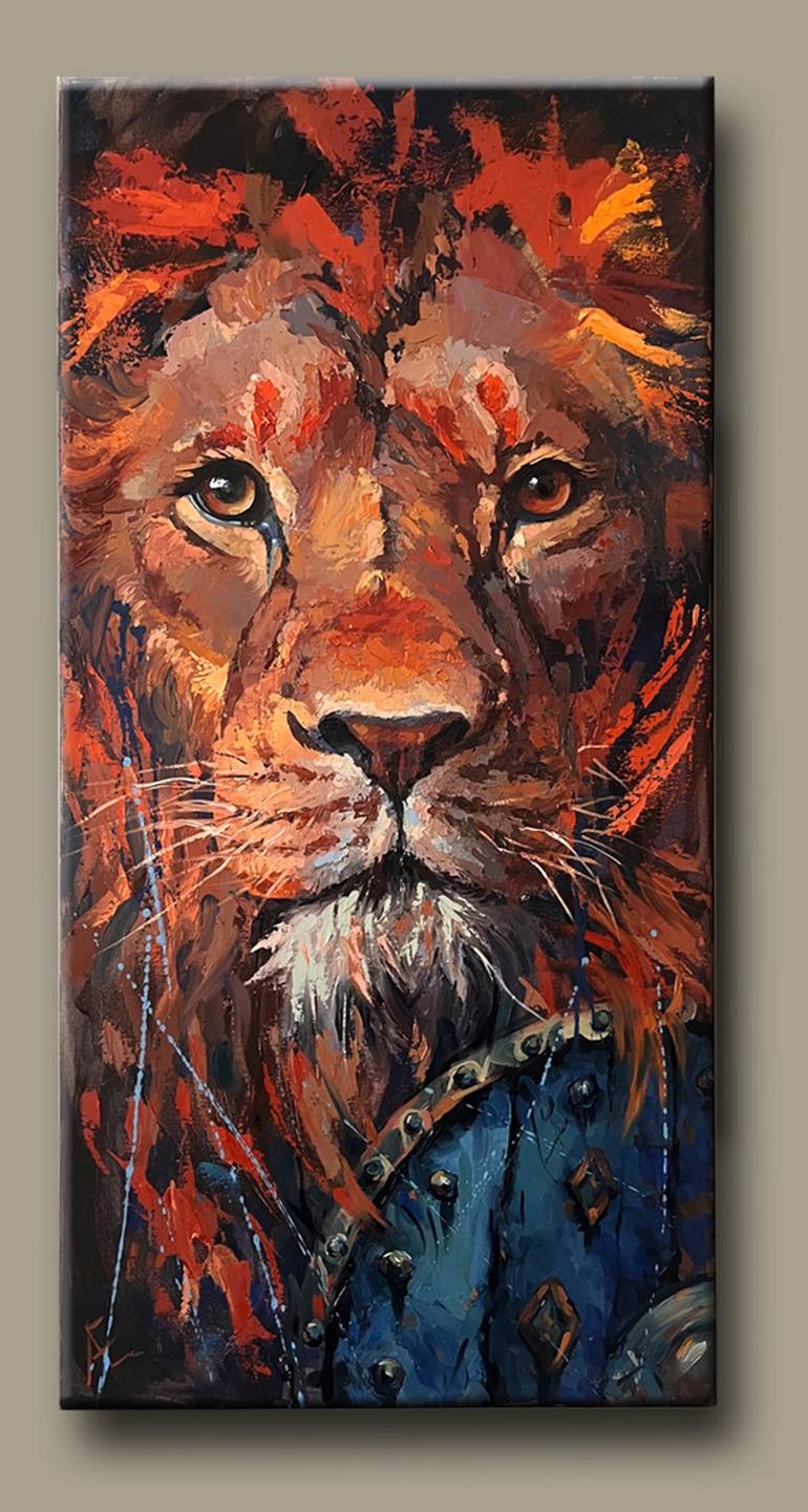 Original Realism Animal Painting by Elena Recondo