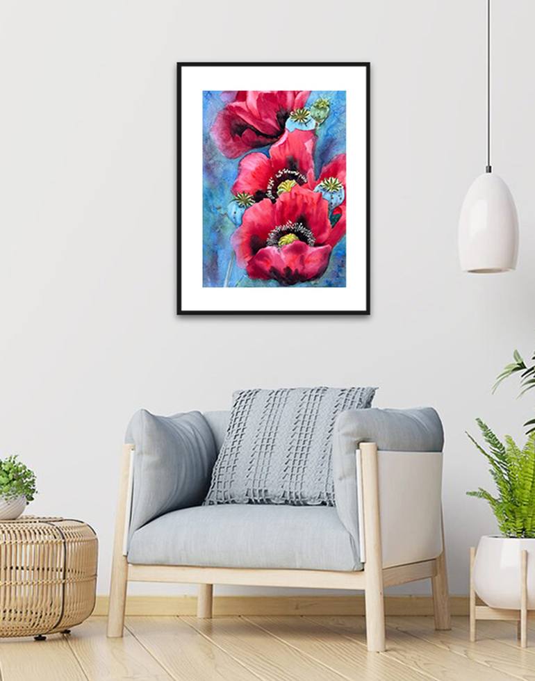 Original Realism Floral Painting by Elena Recondo