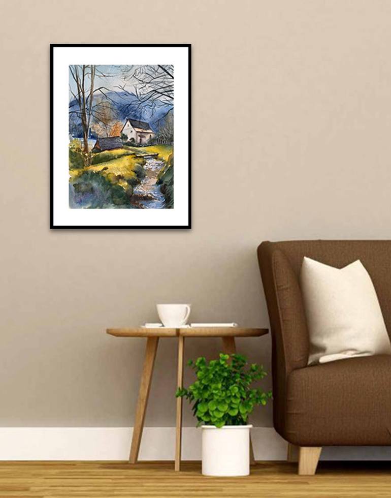 Original Realism Landscape Painting by Elena Recondo