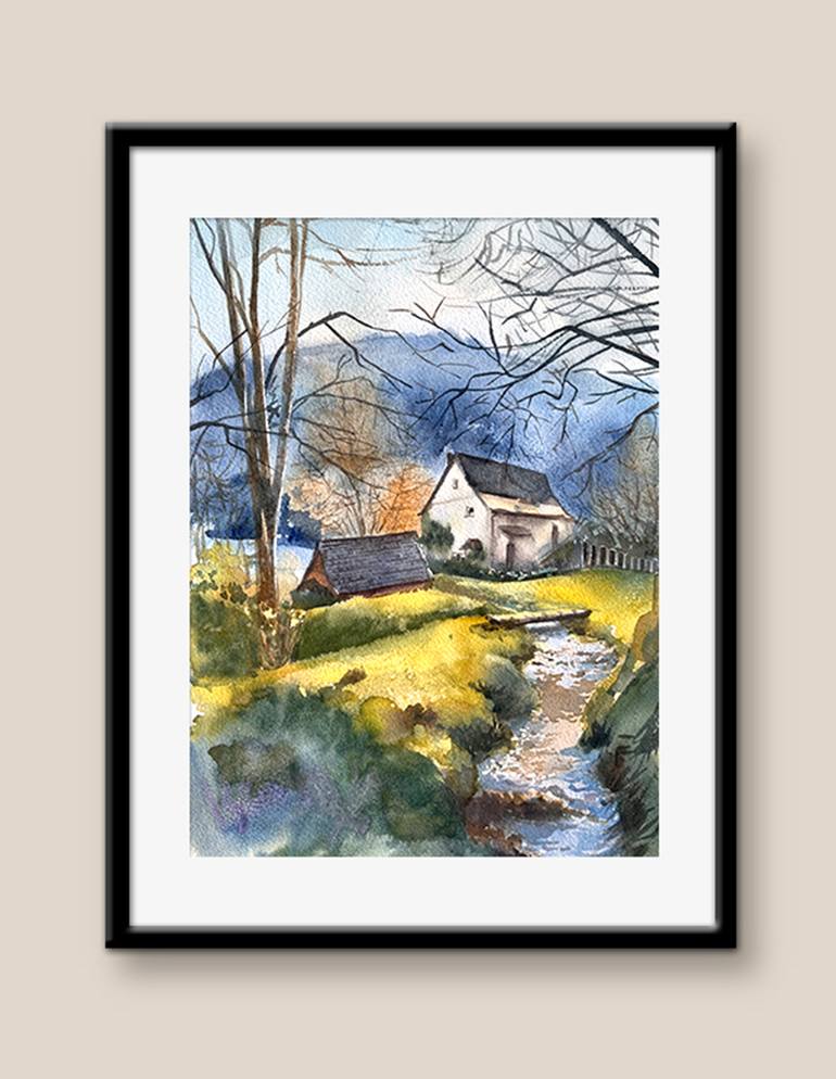 Original Realism Landscape Painting by Elena Recondo