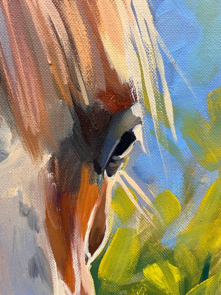Original Impressionism Animal Painting by Elena Recondo