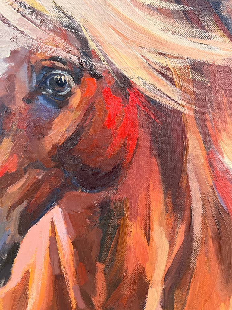 Original Realism Animal Painting by Elena Recondo