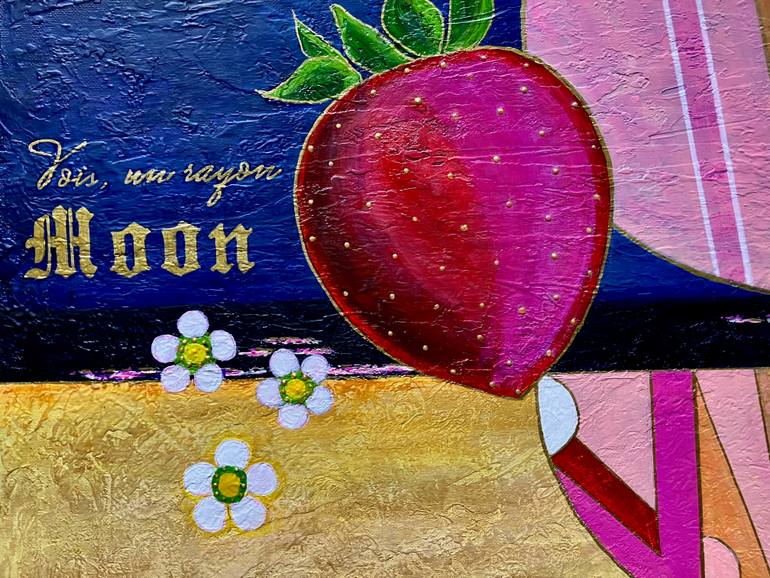 Original Abstract Expressionism Abstract Painting by Elena Guseva