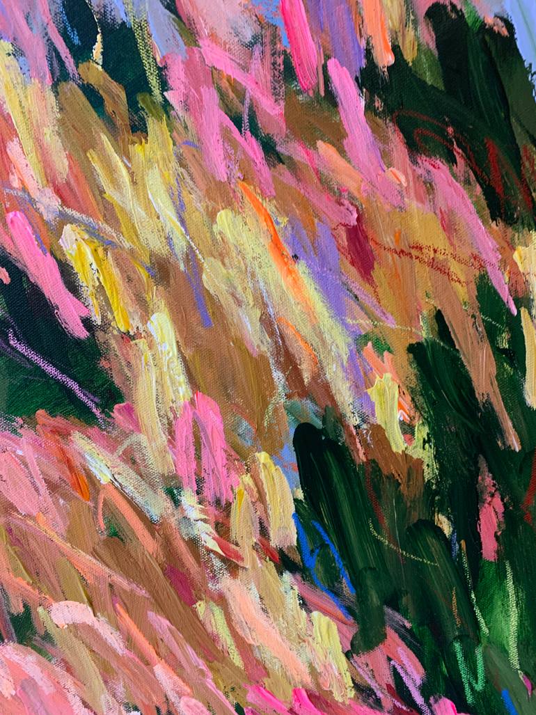 Original Abstract Expressionism Abstract Painting by Sima Salehi Rahni