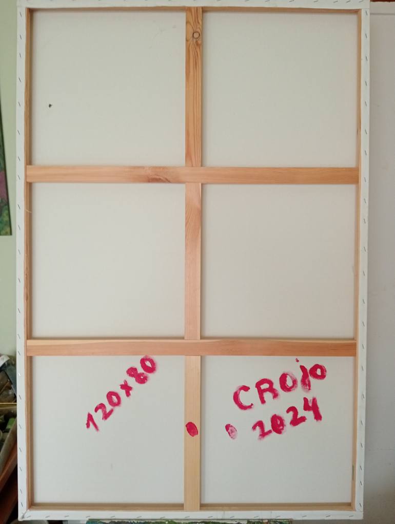 Original Art Deco Women Painting by Carlos Rojo