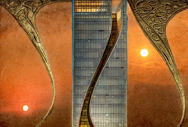 Original Impressionism Architecture Photography by Giacomo Oteri