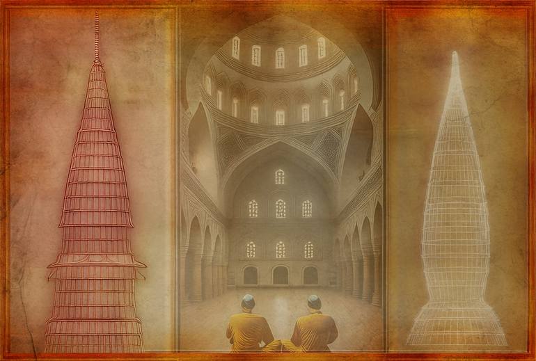 Original Geometric Architecture Digital by Giacomo Oteri