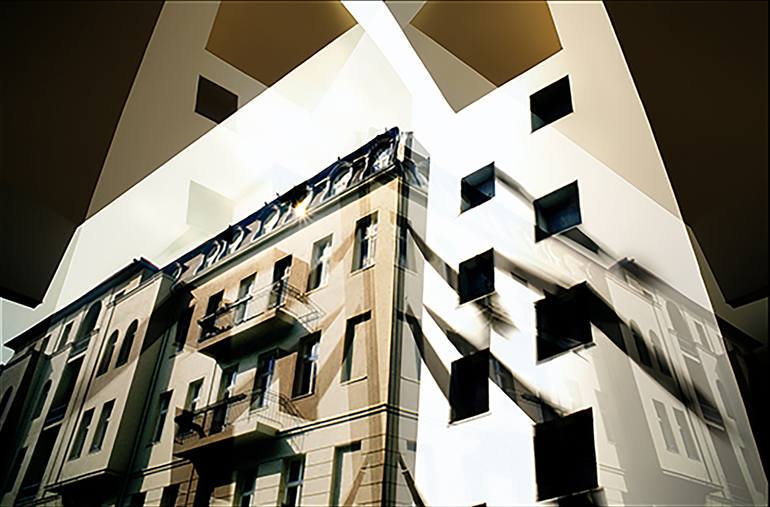 Original Architecture Photography by Giacomo Oteri | Artificial Intelligence Art on Paper | REALITY AND DREAM