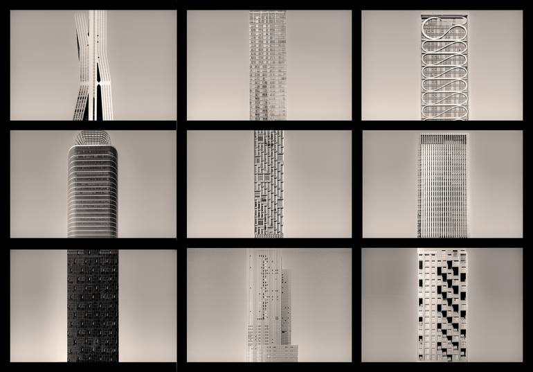 Original Architecture Photography by Giacomo Oteri | Geometric Art on Paper | CAPITALISM AND ARCHITECTURE: SEOUL A VERTICAL CITY