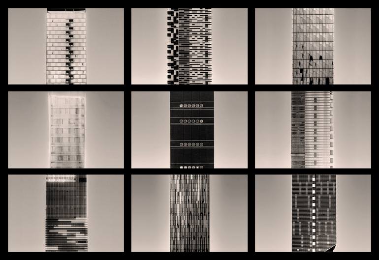Original Architecture Photography by Giacomo Oteri | Photorealism Art on Paper | CAPITALISM AND ARCHITECTURE: SEOUL A VERTICAL CITY # 2