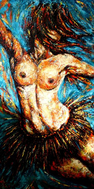 Original Expressionism Body Paintings by Diana Francia Gomez Ordóñez