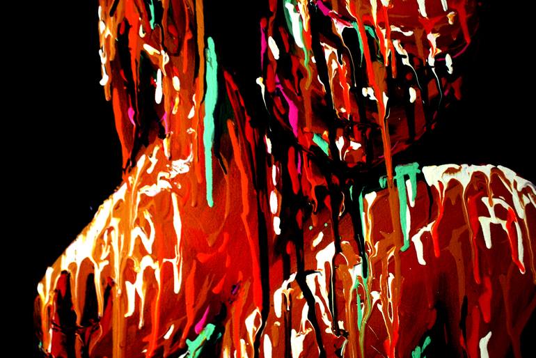 Original Expressionism Nude Painting by Diana Francia Gomez Ordóñez