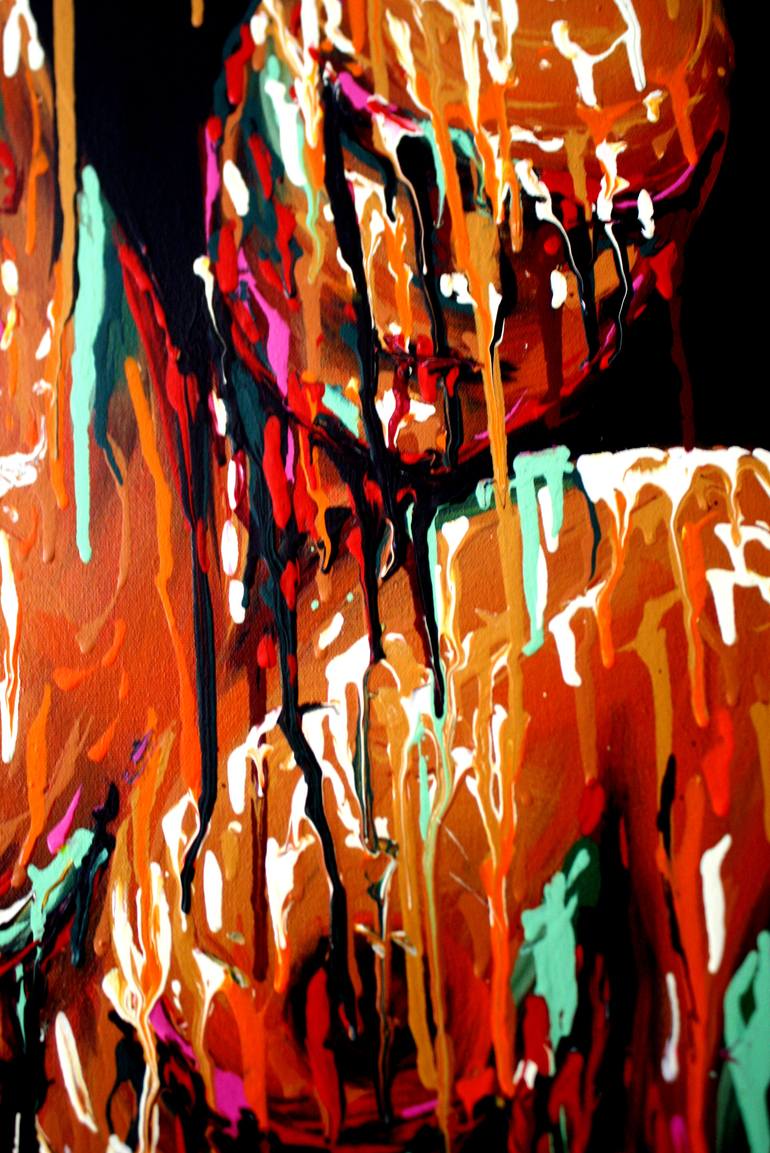 Original Expressionism Nude Painting by Diana Francia Gomez Ordóñez