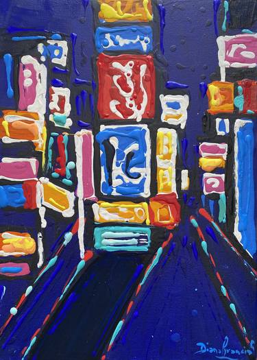 Print of Expressionism Cities Paintings by Diana Francia Gomez Ordóñez