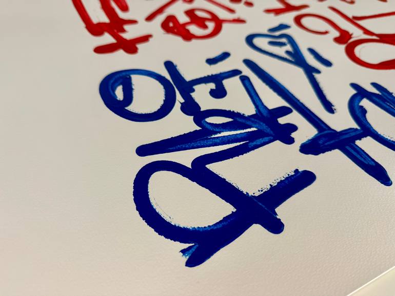 Original Contemporary Calligraphy Drawing by Rodion Gilmitdinov