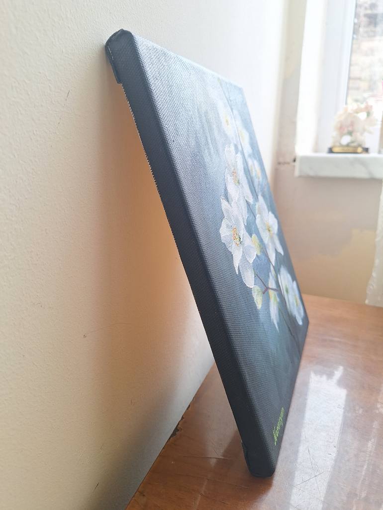 Original Realism Floral Painting by Narine Nersisyan