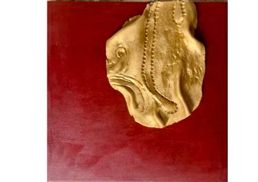 Original Abstract Mixed Media by Sandra Gali Ginger