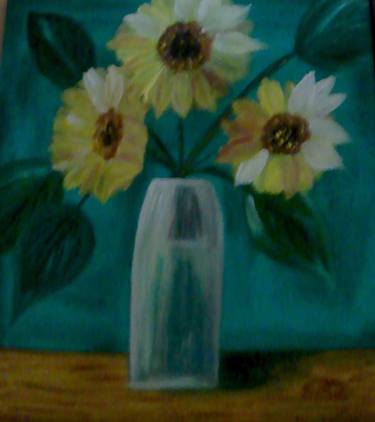 Print of Contemporary Floral Paintings by Ioanna Charalampous