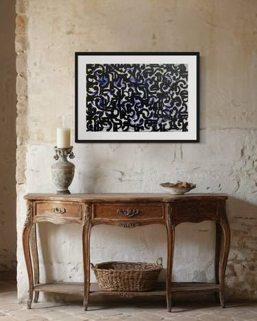 Original Abstract Expressionism Classical Mythology Paintings by Giles Ford