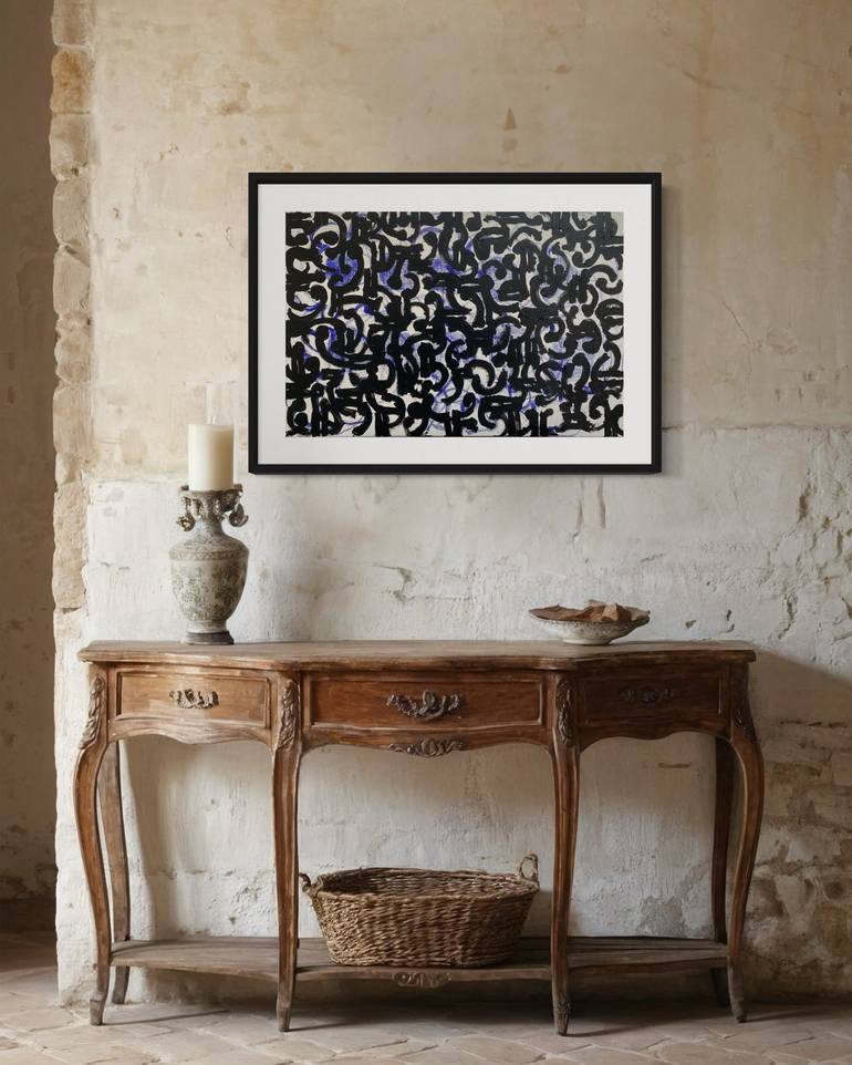 Original Abstract Expressionism Classical Mythology Paintings by Giles Ford