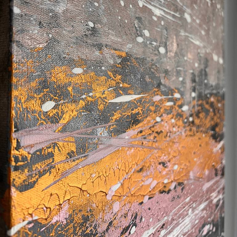 Original Abstract Expressionism Abstract Painting by Olga Denishchik