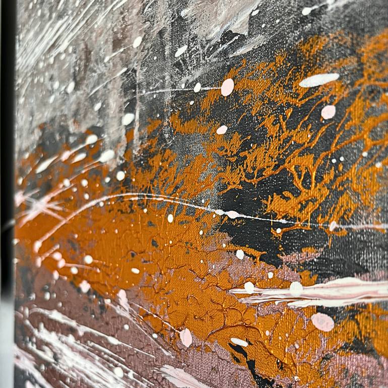 Original Abstract Expressionism Abstract Painting by Olga Denishchik